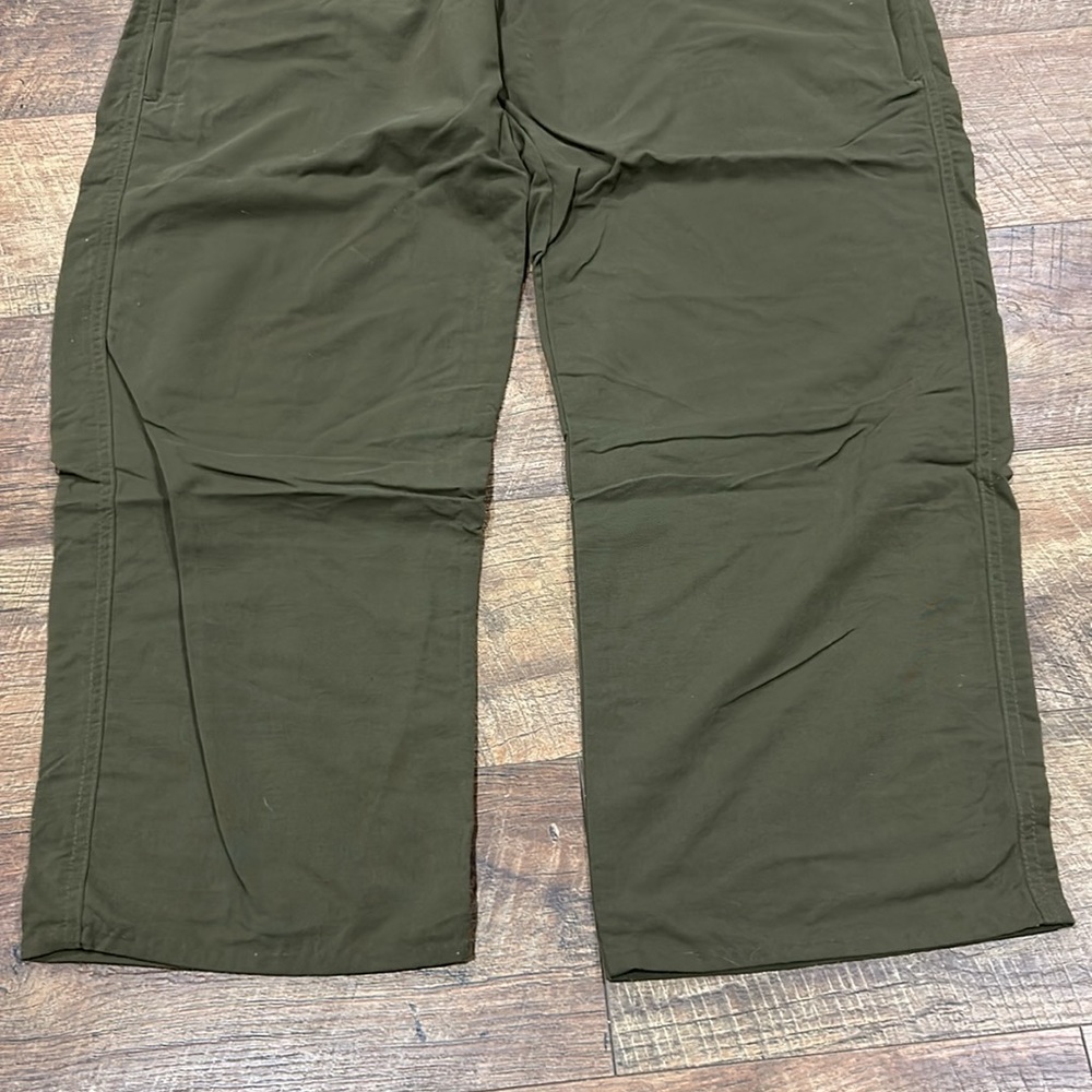 Men’s Rei Nylon Olive Green Hiking Pants Size 34 Gem